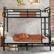 preview thumbnail 2 of 24, Metal Bunk Bed, Industrial Detachable Bunkbeds with Safety Guard Rails for Teens