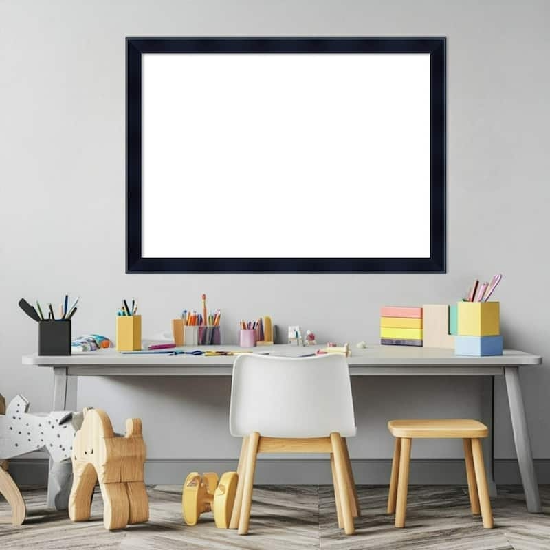 Amanti Art Madison Black Framed Dry Erase Magnetic Board