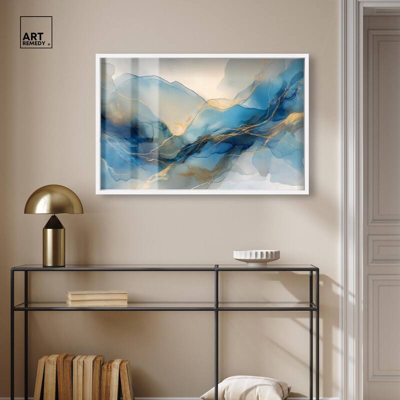 Postmodern Flow II Shadowbox by Art Remedy