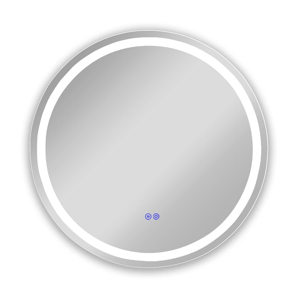 Frameless Back Lit LED Mirror - Silver