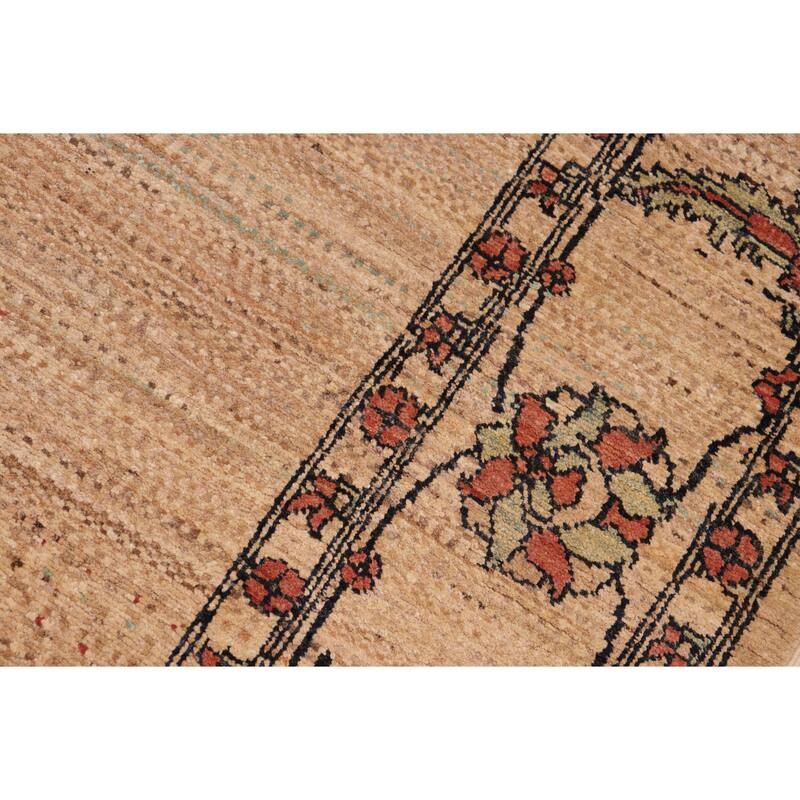 Rustic Ombre Zemeen Gabbeh Hand Knotted Wool Area Rug