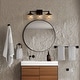 preview thumbnail 5 of 18, JONATHAN Y Ellis 26" 3-Light Farmhouse Cottage Vanity Light with Bathroom Hardware Accessory Set, (5-Piece)