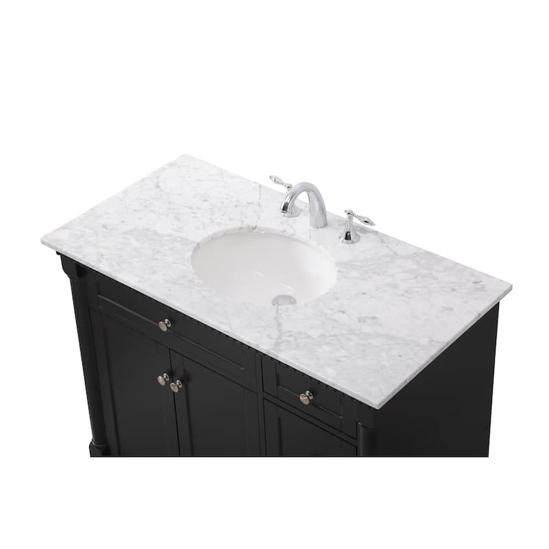 Petal 36 - 48 Inch Single Bathroom Vanity