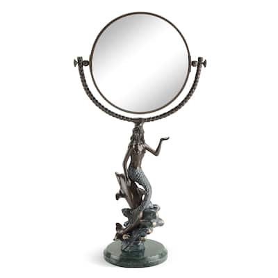 Spi Cast Aluminum Mermaid & Imitation Dolphin 18" X 5" X 5" 3 Lbs. Aluminum - 18 X 5 X 5 inches