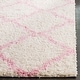 preview thumbnail 21 of 162, SAFAVIEH Dallas Shag Giusy Trellis 1.5-inch Thick Rug