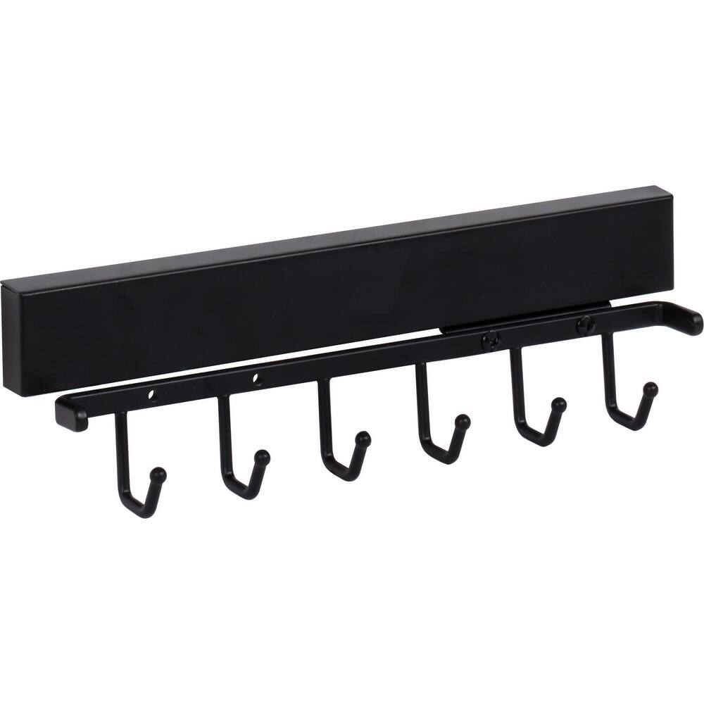 Hardware Resources Six Hook Pull Out Belt Rack