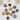 Mercury Onion and Ball Glass Christmas Ornament Set - 3" - Gold - 12ct