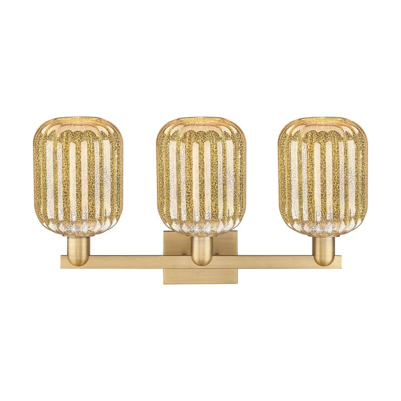 Innovations Lighting Downtown Urban - Preston - 3 Light 26" Jar Shade Bath Vanity Light