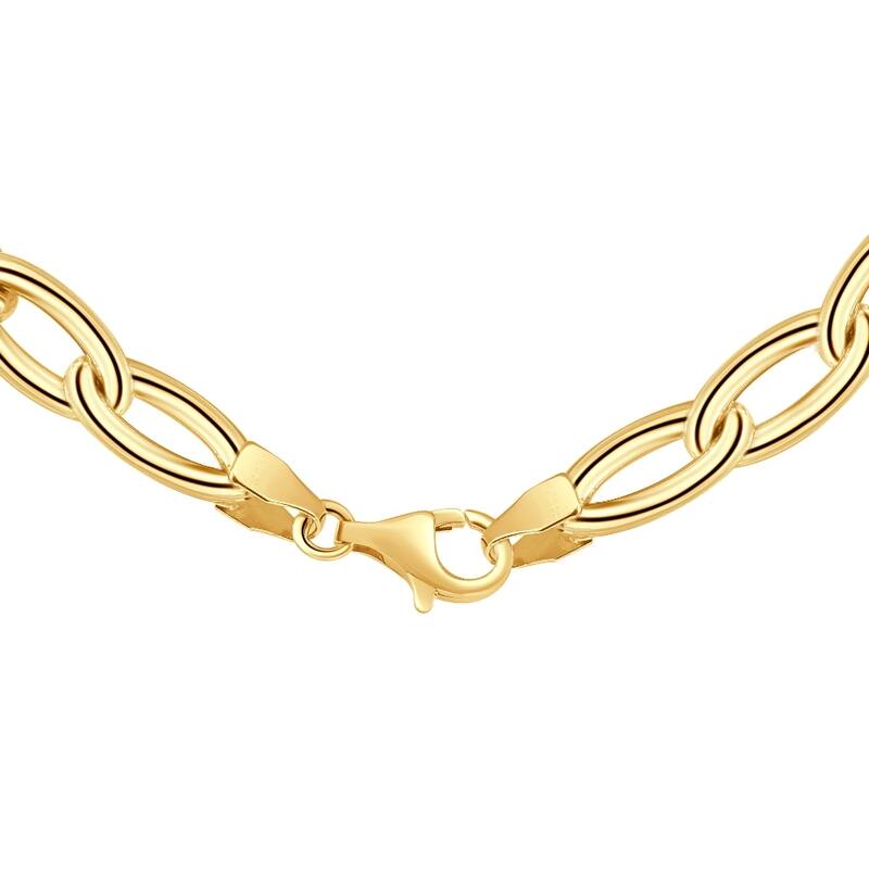 Yellow Gold Women's 24" Chain Necklace 32.1 Grams 9.5mm Thick