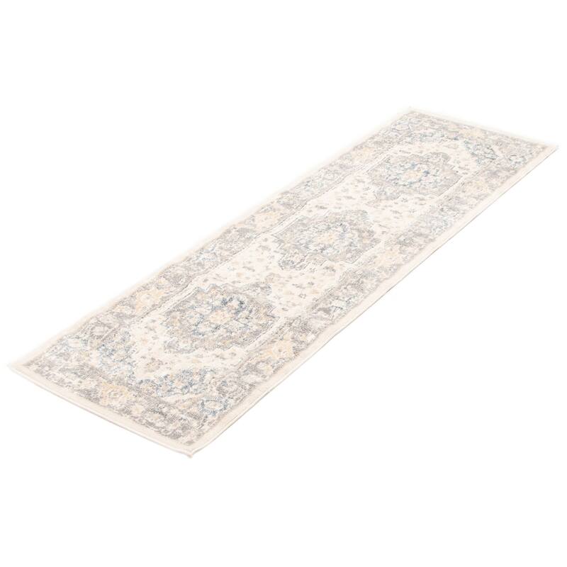 ECARPETGALLERY Machine Woven Bijara Traditional Area Rug