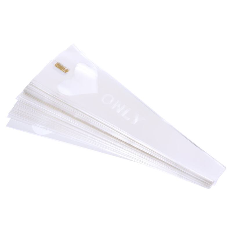 150pcs Flower Wrapping Paper, Single Rose Bouquet Floral Packaging Bag - White