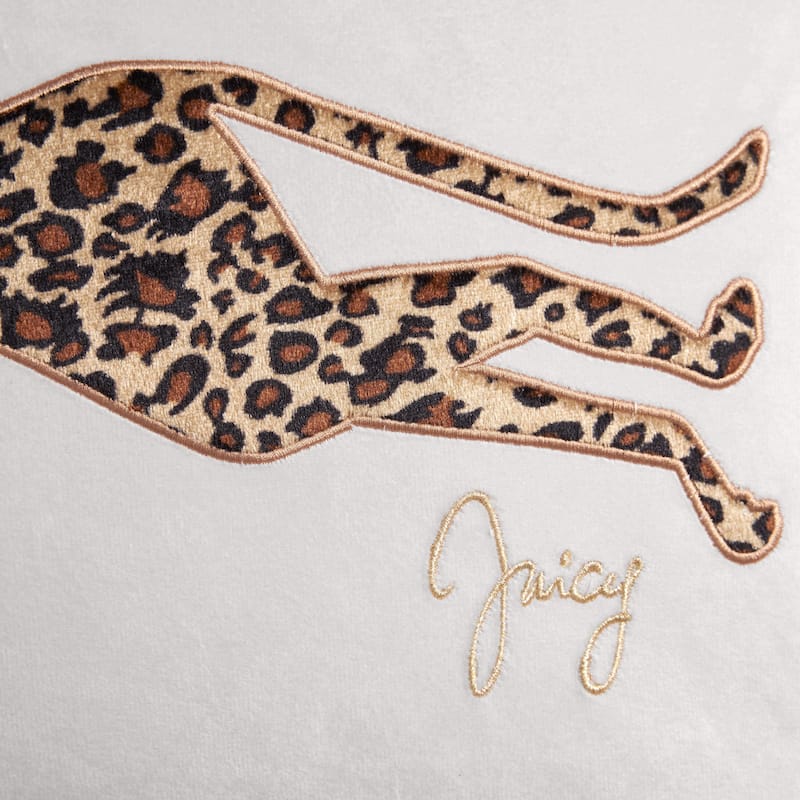 Juicy Couture Velvet Cheetah Pillow 14" x 24"