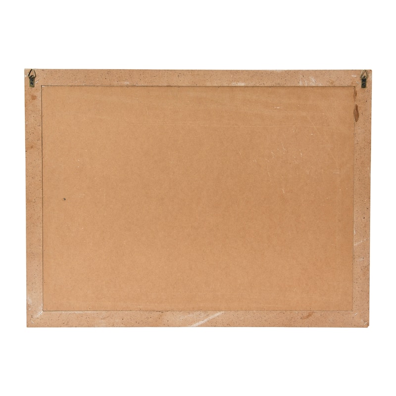 Vintage Reproduction Landscape Print with Solid Wood Frame - Multi-Color