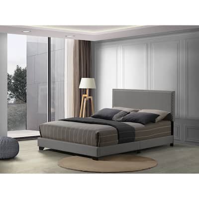 Leandros Fabric Queen Bed