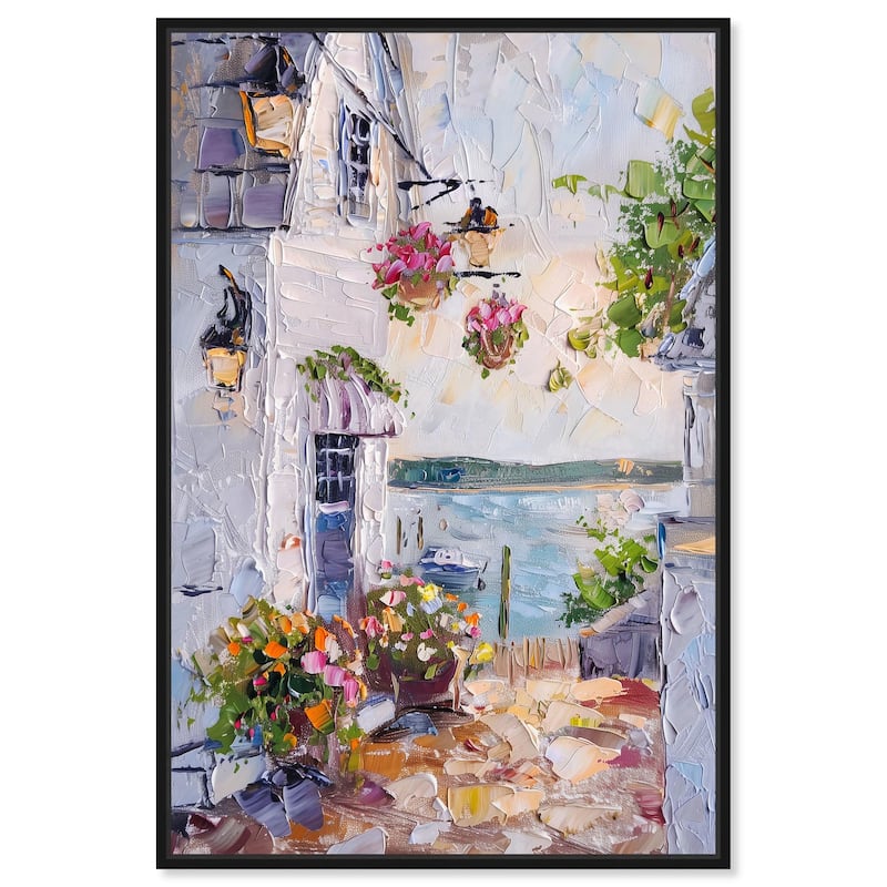 Harbor Hideaway I Canvas by Art Remedy - Black - 30" x 45"