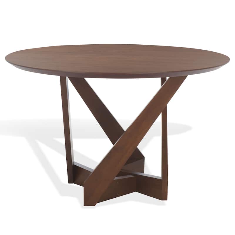 SAFAVIEH Couture Hildabryna Round Wood Dining Table - 47"W x 47"D x 30"H