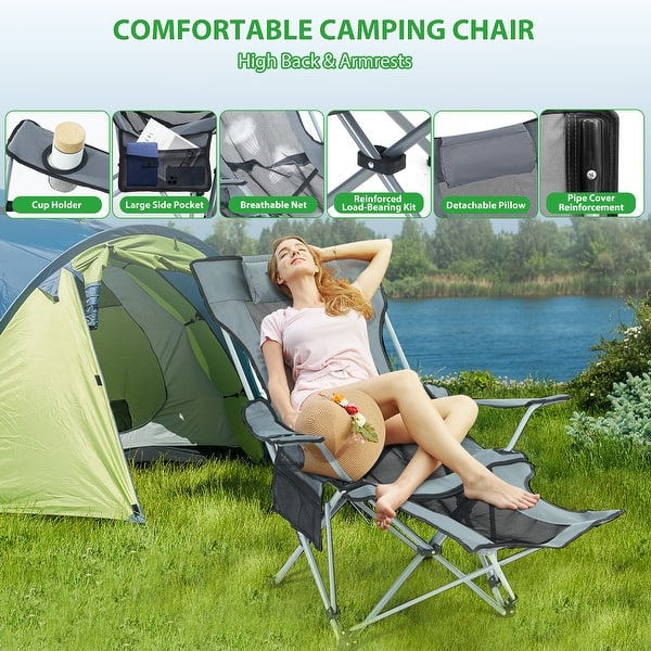 Foldable Camping Chairs Outdoor Folding Camping Chair Heavy Duty