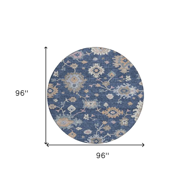 HomeRoots Floral Transitional Rectangle Outdoor Rug