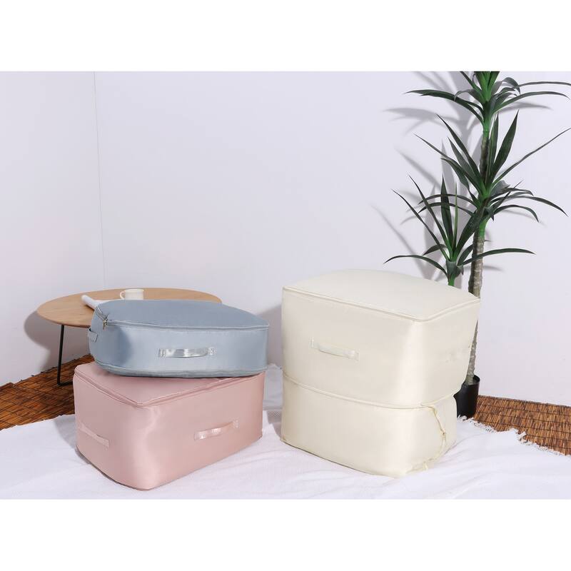 1 Pack Foldable Clothes Storage, Storage Bags, Moving Bags for Organizing Clothing, Storage Containers with Handles
