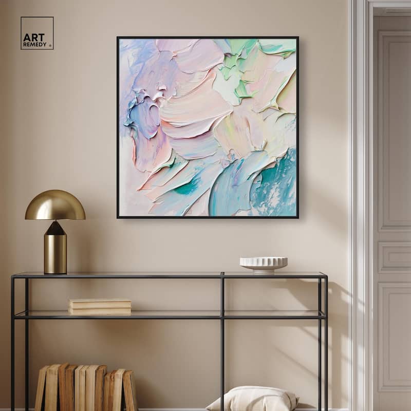 Flowing Mousse I Canvas by Art Remedy