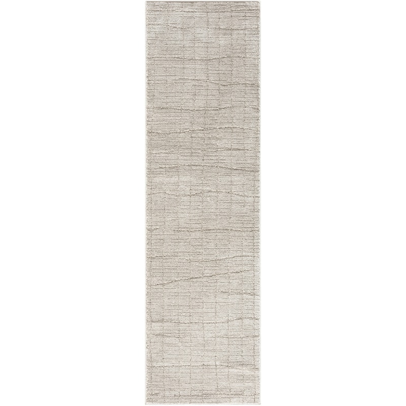 Nourison Santa Cruz Indoor Abstract Area Rug - 2' 2" x 7' 6" - Grey - Runner