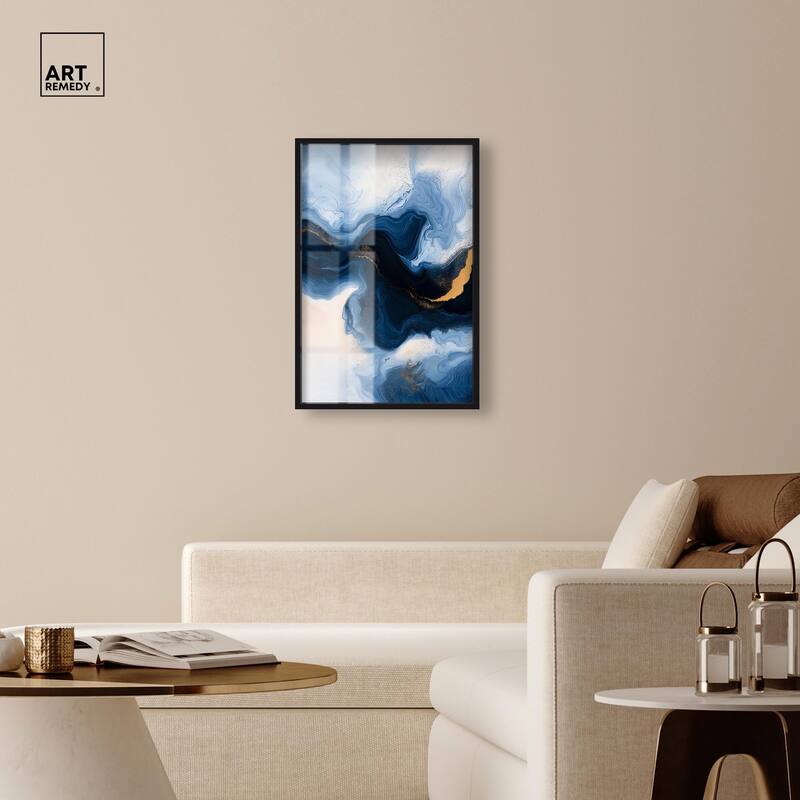 Blue Deep II Shadowbox by Art Remedy