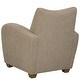 preview thumbnail 7 of 8, Uttermost Teddy Latte Accent Chair - 31"W x 36"H x 34"D