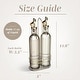 preview thumbnail 64 of 196, COOK WITH COLOR Glass Olive Oil Bottle Dispenser - 2 Pack- 17oz Oil and Vinegar Carafe Decanter