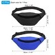 preview thumbnail 10 of 8, 80s Fanny Pack for Women 2 Pack Waist Bag 90s Fanny Pack Black, Sky Blue