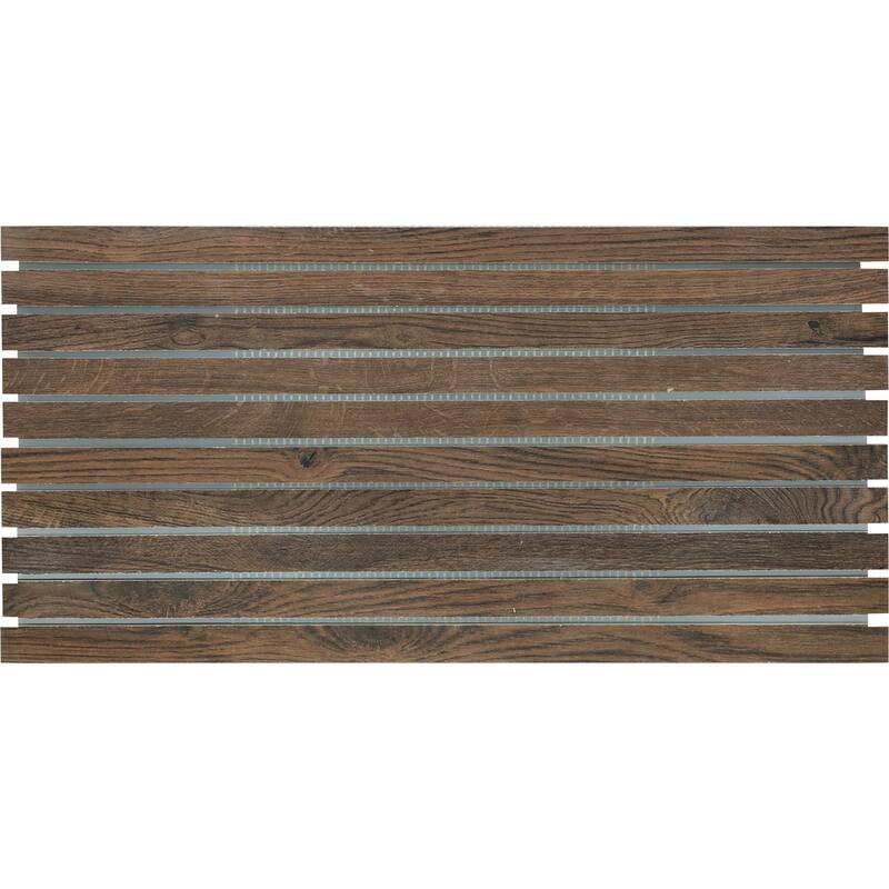 Daltile Acreage 1 x 24 Porcelain Wood Look Stacked Mosaic Tile (4 PCS Per Carton) (7.56 SQFT Per Carton)