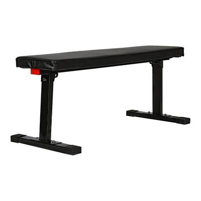 BOSCARE Flat Weight Bench Foldable 600 lbs. Weight Capacity for Strength Training Bench Press