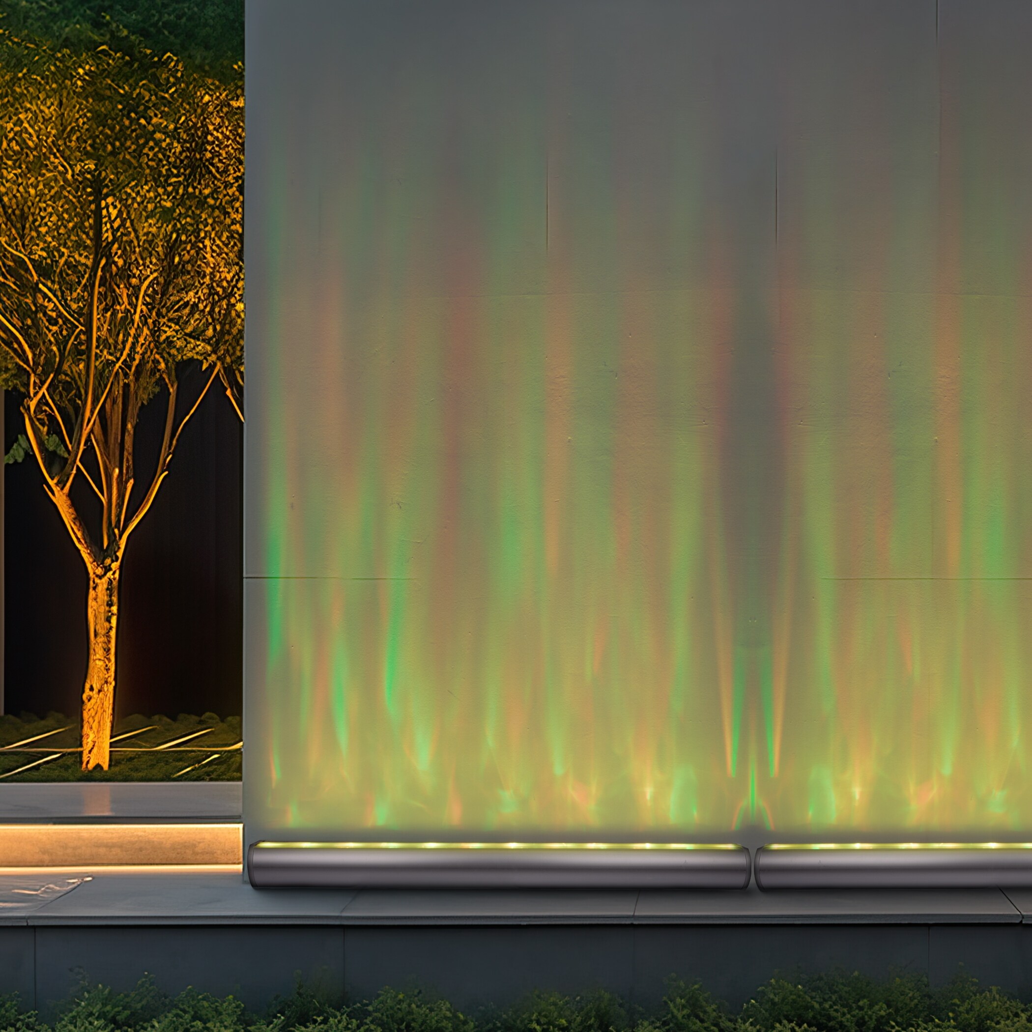 Outdoor Garden 40" RGBW Projector Lamp Decorative Lighting - 39.5-inch