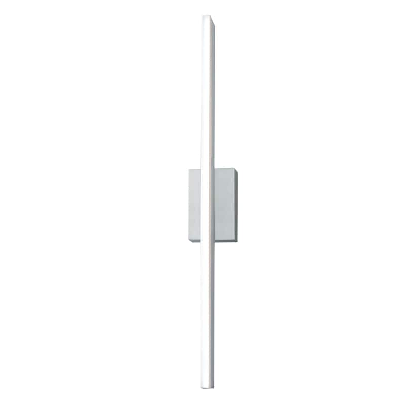Ava Integrated LED Sconce - 36 inch Tall - Brushed Aluminum