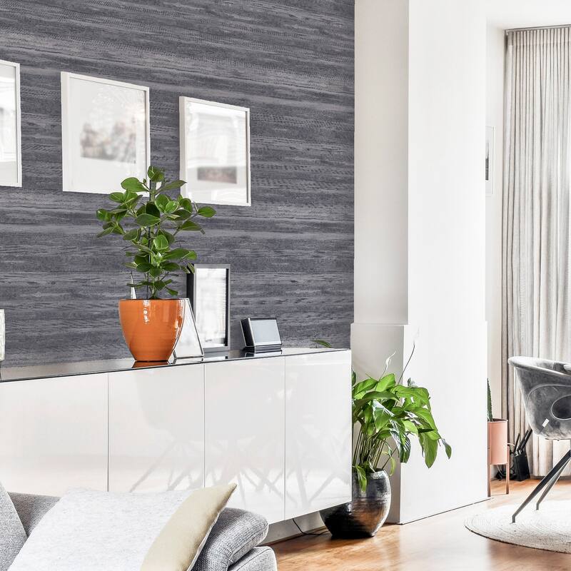 Arthouse Philomena Pewter Striated Wallpaper