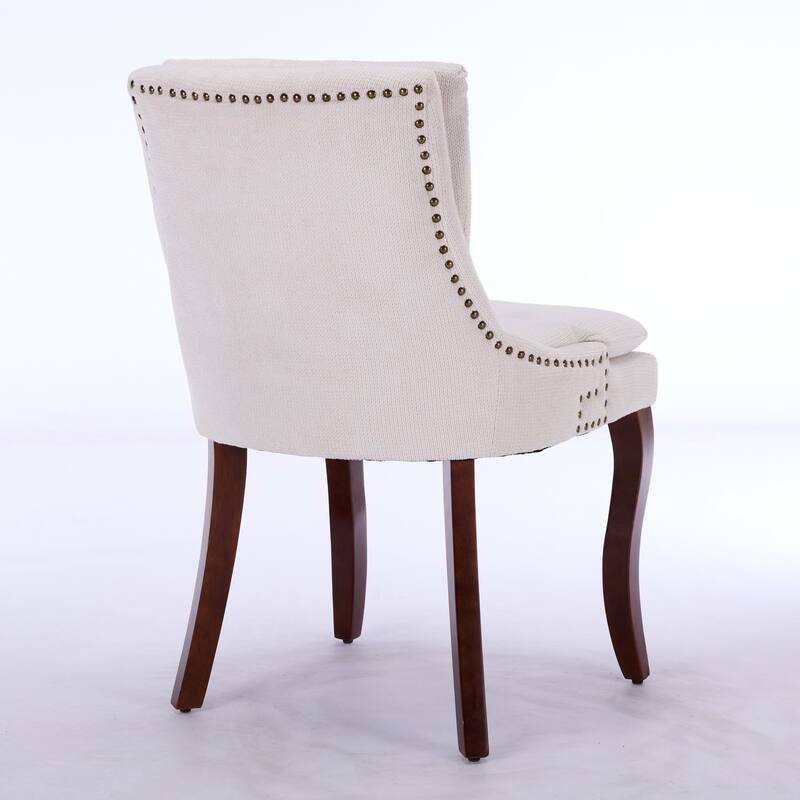 Modern Double-layer Dining Chairs Set of 4