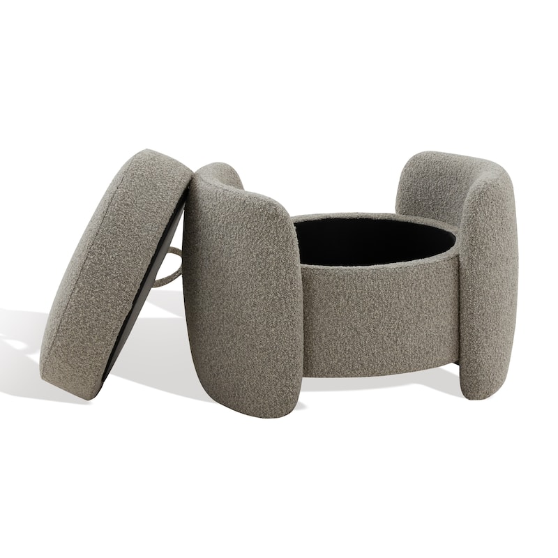 SAFAVIEH Couture Sivan Storage Ottoman (Fully Assembled)