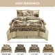 preview thumbnail 4 of 5, Nanshing Africa 7 Piece Animal Print Comforter Set
