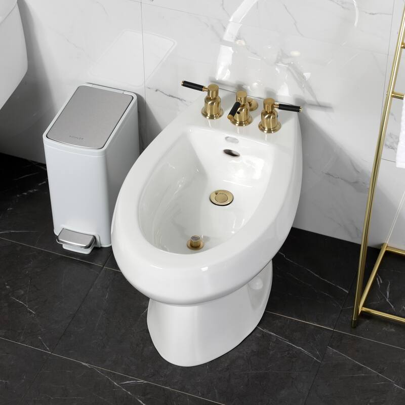 Legacy Three-Handle Deck Mount Bidet Faucet