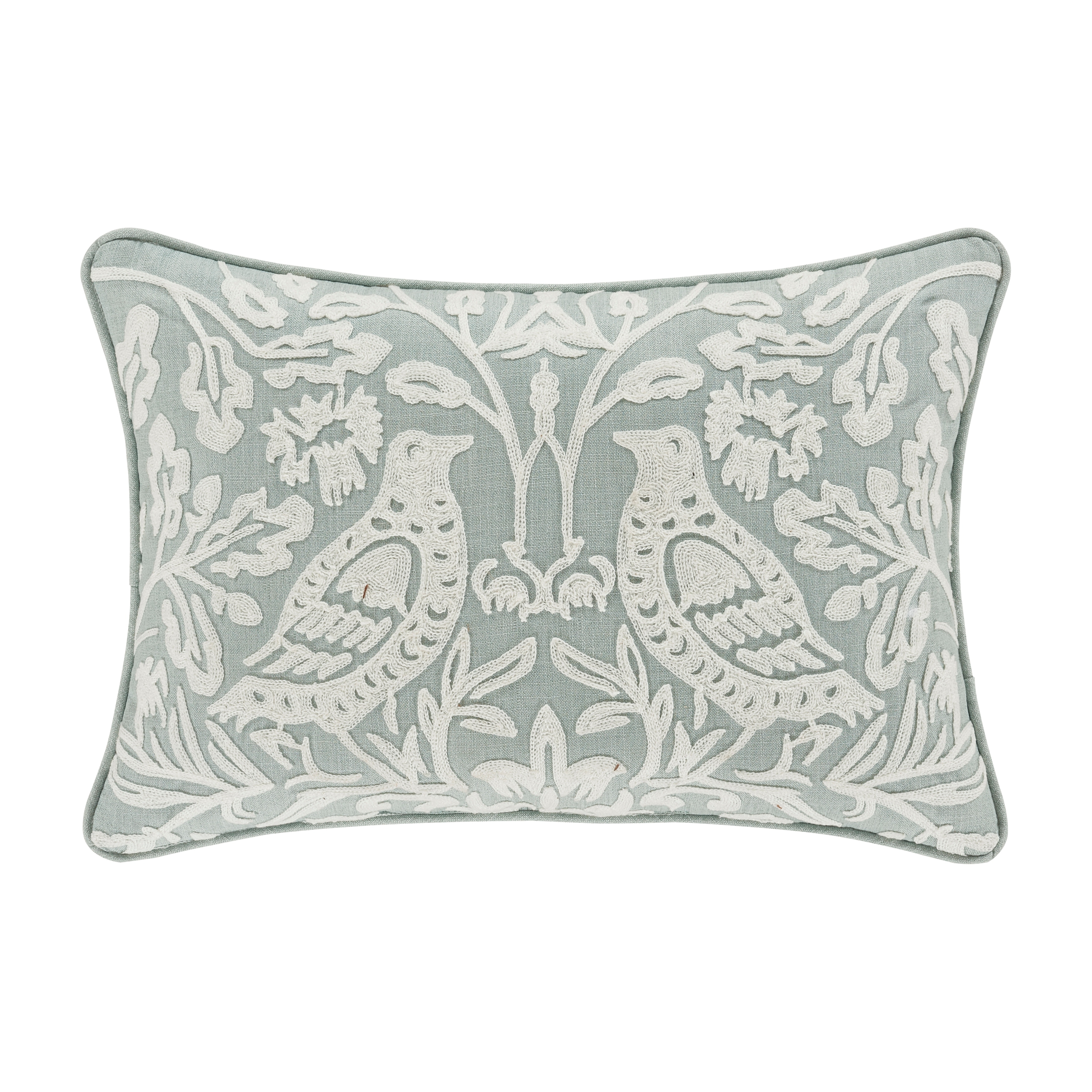 J. Queen New York Garden View Boudoir Decorative Throw Pillow