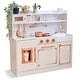 preview thumbnail 2 of 40, Teamson Kids Wooden Pretend Play Kitchen Toy Set with Stove, Sink, Oven, and 15 pcs Accessories for Kid and Toddlers