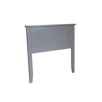 Coastal Beadboard Wood Headboard with Tongue and Groove Panels and USB Charger for a Cottage-Inspired Bedroom