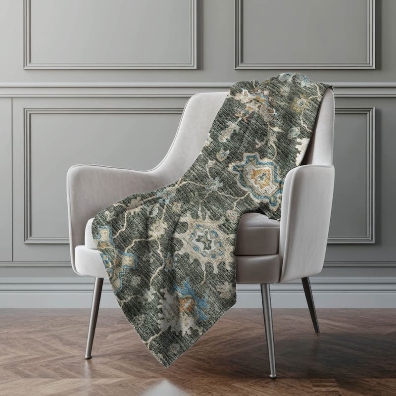 Premium Machine Washable ASB96 Global Sherpa Throw Blanket