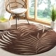 preview thumbnail 3 of 11, SAFAVIEH Handmade Total Performance Annelyse Oriental Rug 3' x 5' - Mocha - Rectangle
