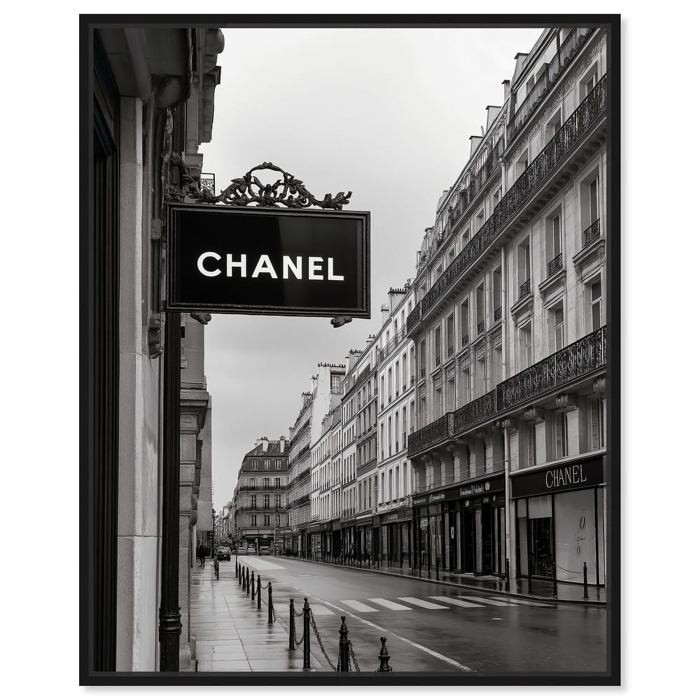 Parisian Fashion Star Canvas by Art Remedy