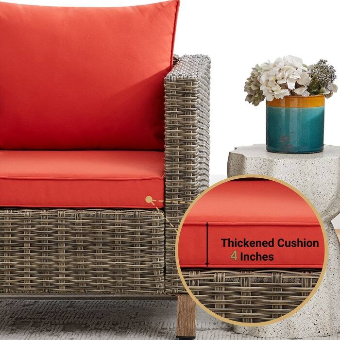 8 Piece Sectional Seating Group with Cushions
