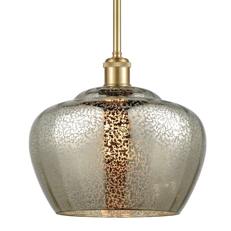 Innovations Lighting 516-1S-11-11-L Fenton Pendant Fenton 11" Wide - Mercury / Satin Gold