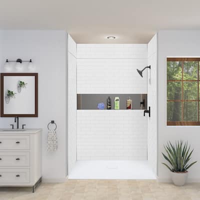 Transolid PWKX60368412 Prodigy 96" H x 60" W x 36" D Three Panel