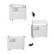 preview thumbnail 10 of 12, 45" Dresser Baby Changing Table Safe and Comfortable Diaper Changes