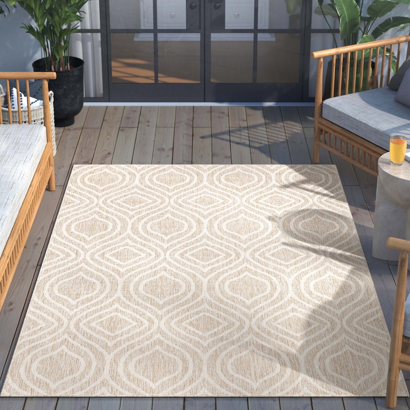 Well Woven Fallon Ludo Tribal Indoor Outdoor Area Rug