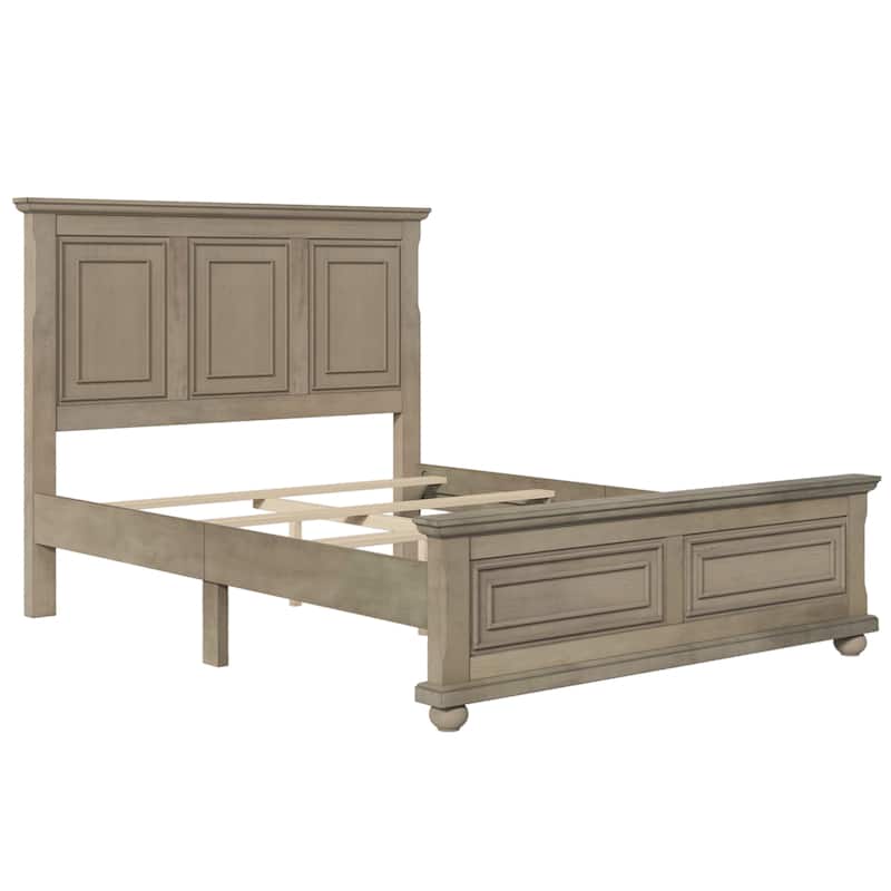Traditional Town and Country Style Pinewood Vintage Bed Frame